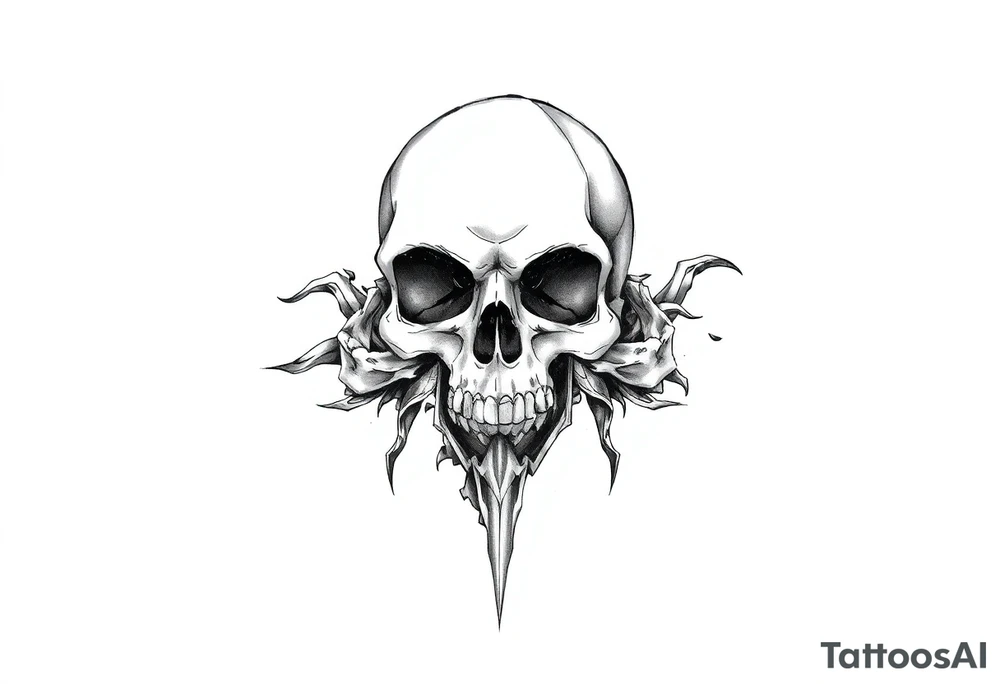 Death half sleeve tattoo idea