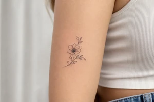 A flower tattoo idea