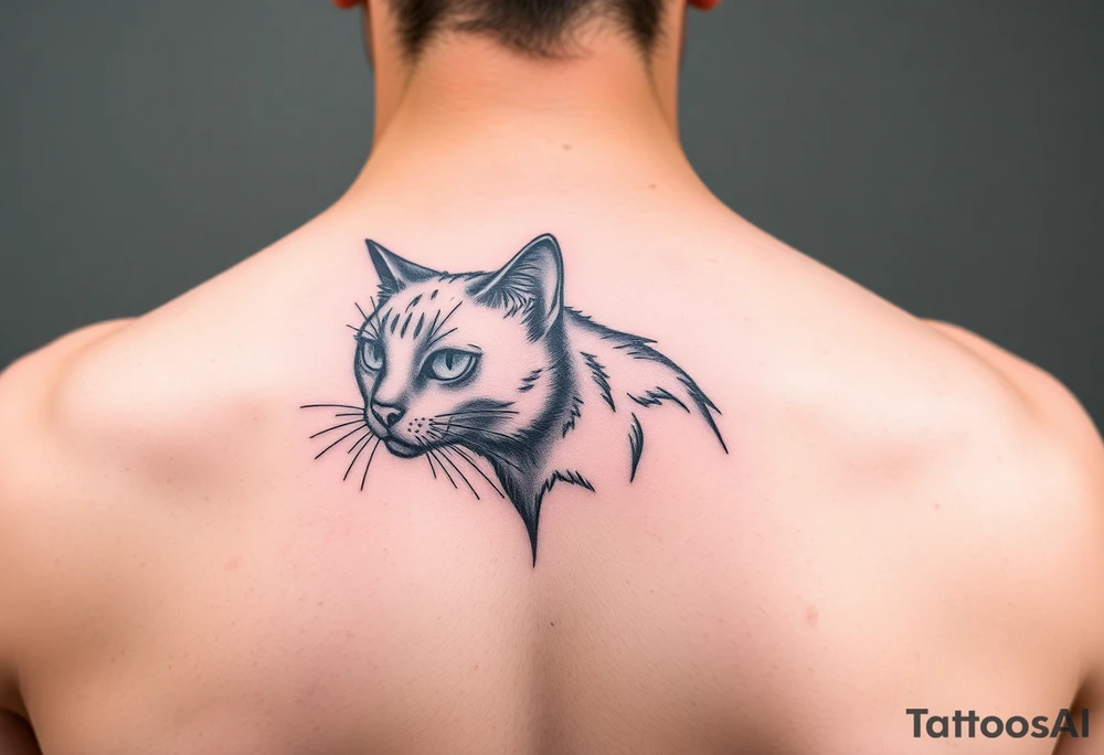 Black Cat tattoo idea