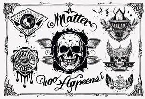 No Matter What Happens tattoo idea