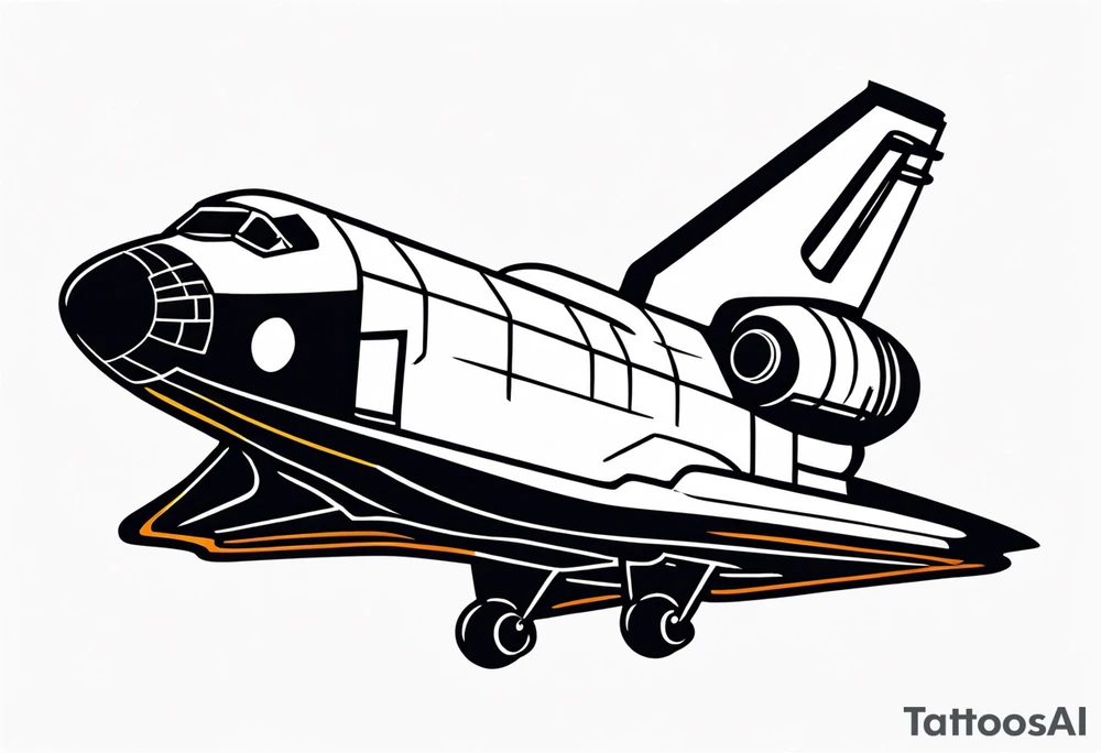 space shuttle launch tattoo idea