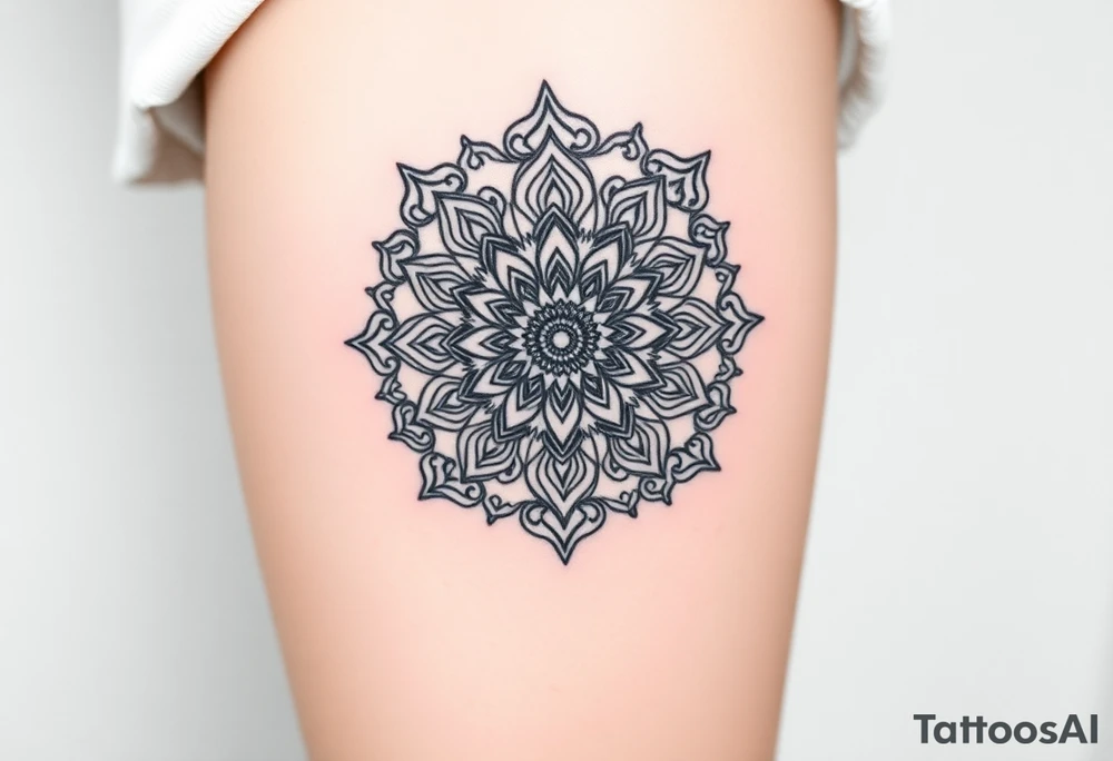psychedelic mandala tattoo tattoo idea