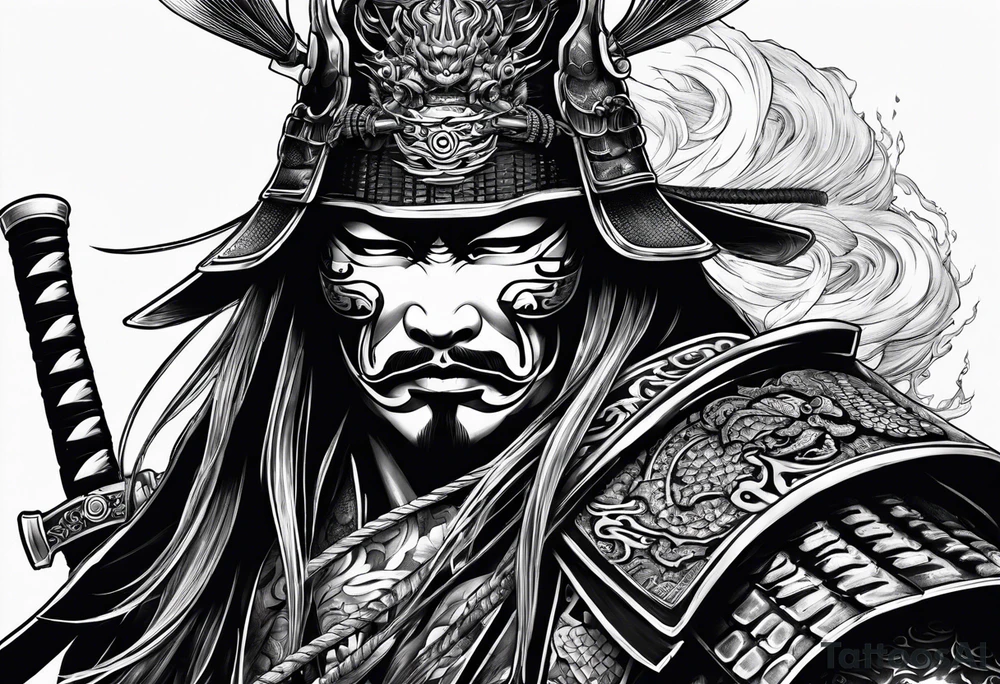 Death samurai tattoo idea