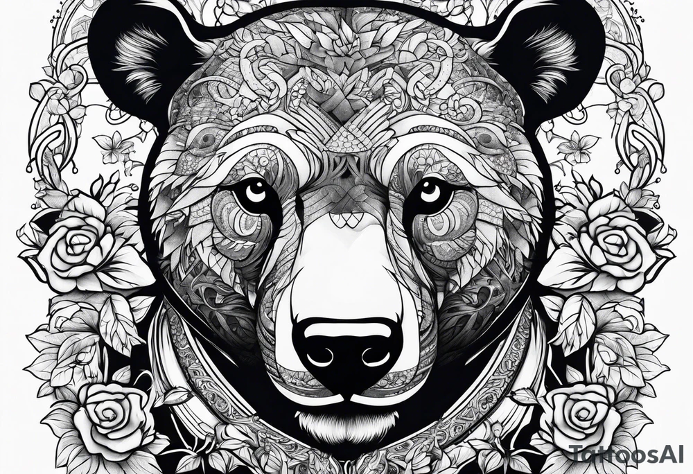 yakuza tattoo teddy bear tattoo idea