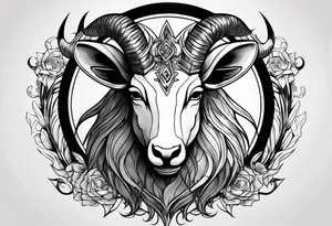 Anonymous capricorn tattoo idea