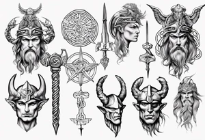 Norse god hermes tattoo idea