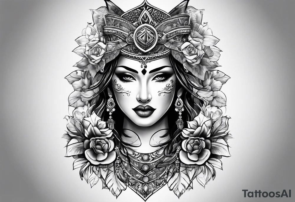 protección tattoo idea
