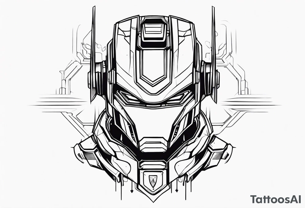 Robotic Cyber criminal tattoo idea
