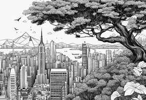 Homg Kong semester abroad at CityU and some trees and the number 6 tattoo idea