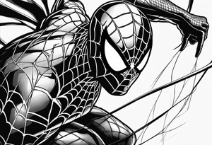 Spider-Man, darkness, animal tattoo idea