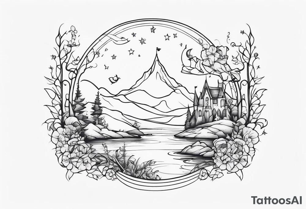 Fairy tale tattoo idea