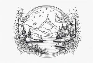 Fairy tale tattoo idea