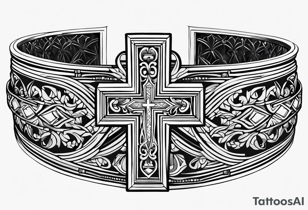 Bracelet with cross make it Coptic tattoo tattoo idea