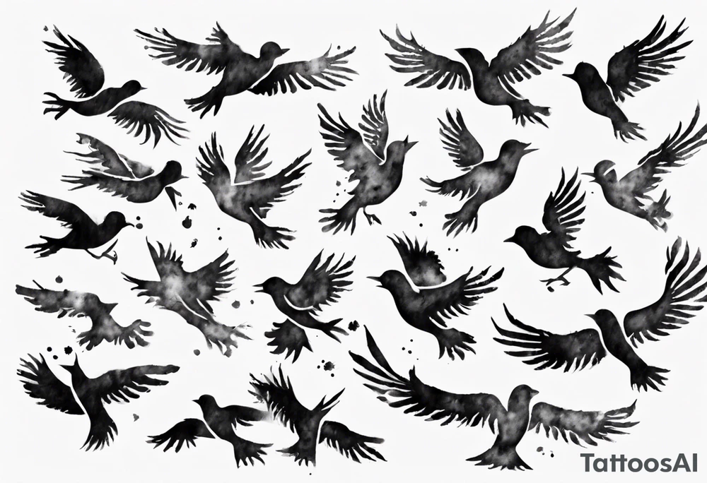 jigsaw puzzle piece with birds flying from it tattoo idea jigsaw puzzle piece with birds flying from it tattoo idea