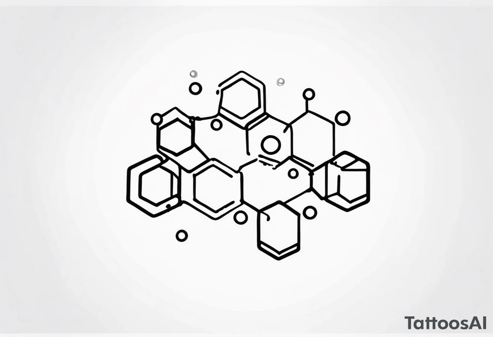 bipolar chemical structure tattoo idea