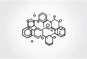 bipolar chemical structure tattoo idea