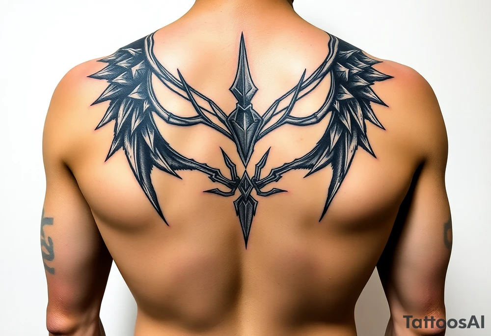 Create a comic book cover for a black female superhero named aquaRaven tattoo idea