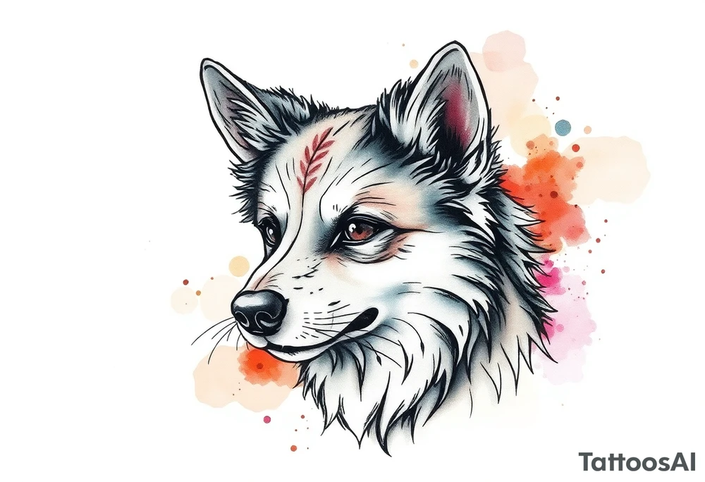 Spitz alemão tattoo idea