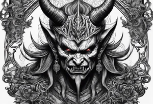 The demon enters the gate tattoo idea