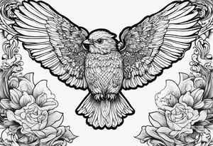Colombe eclair tattoo idea