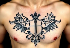 Smith, Irish family crest.
Full chest tattoo idea tattoo idea