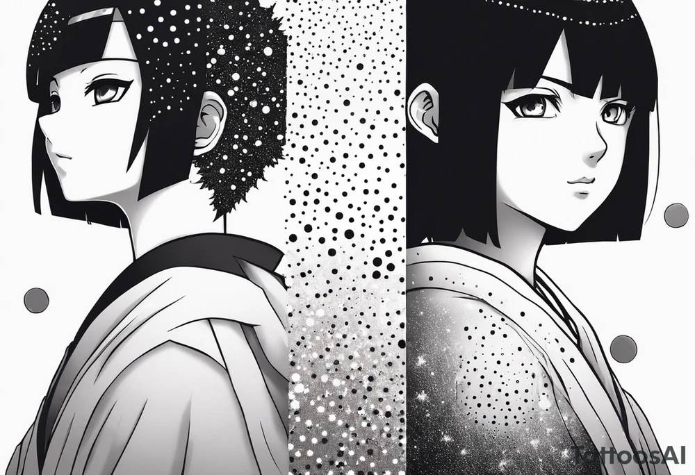 Hinata and hanabi from Naruto tattoo idea