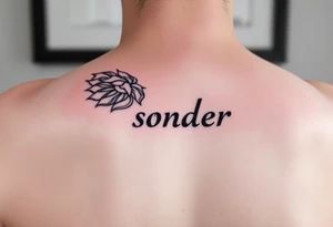 A "sonder" tattoo on my forearm it should represents the realization that each person, even those you may pass by in a crowded street, has a rich and complex life, just as your own tattoo idea