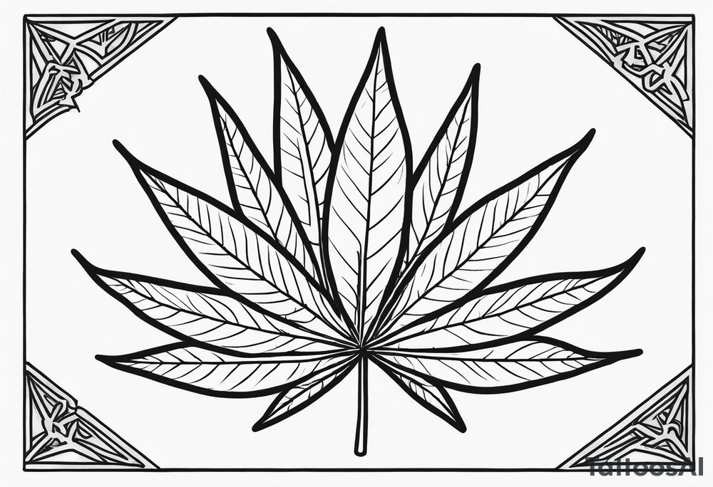 420 weed tattoo idea