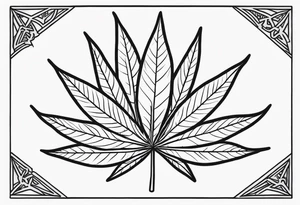 420 weed tattoo idea