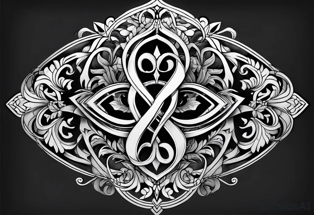 Infinity symbol tattoo idea