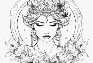 Ethereal Elegance tattoo idea