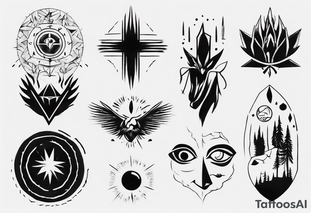 Alone tattoo idea