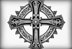 orthodox CROSS tattoo idea