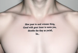 Song lyrics tattoo idea