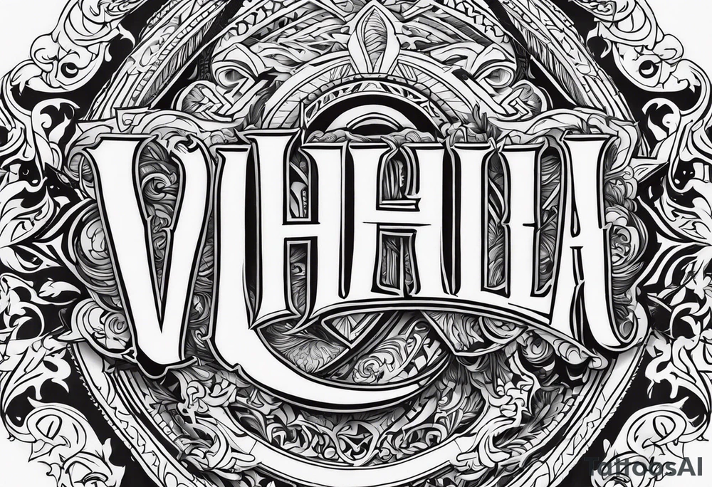 Valhalla fire tattoo idea