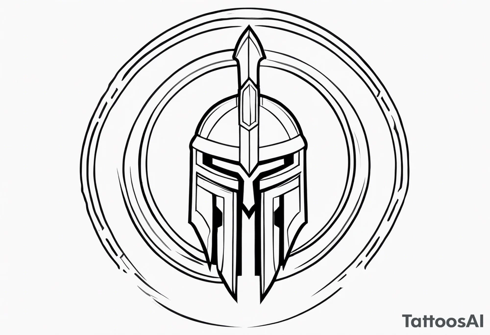 Ancient spartan symbol tattoo tattoo idea