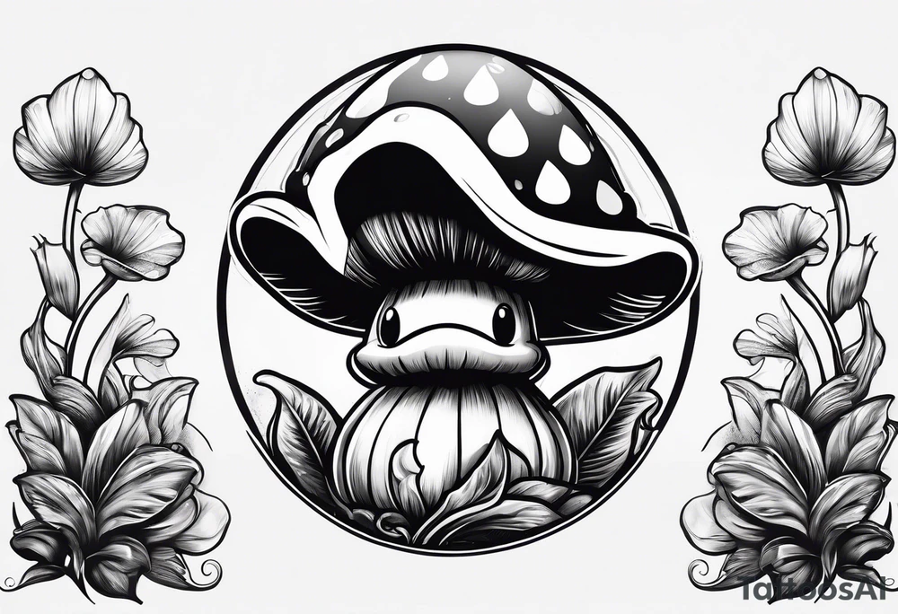 piranha plant tattoo idea