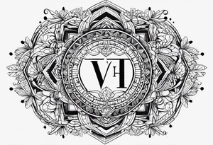tatuja con esta frase en runico: 
WH - PH tattoo idea