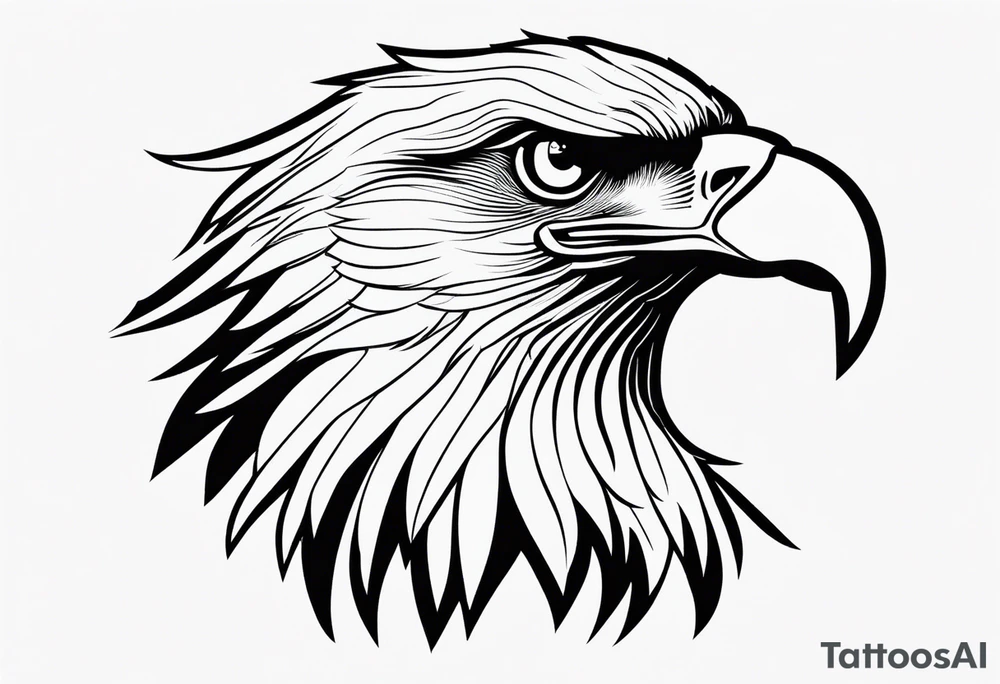 usa with eagle tattoo idea