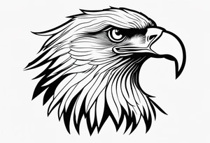 usa with eagle tattoo idea