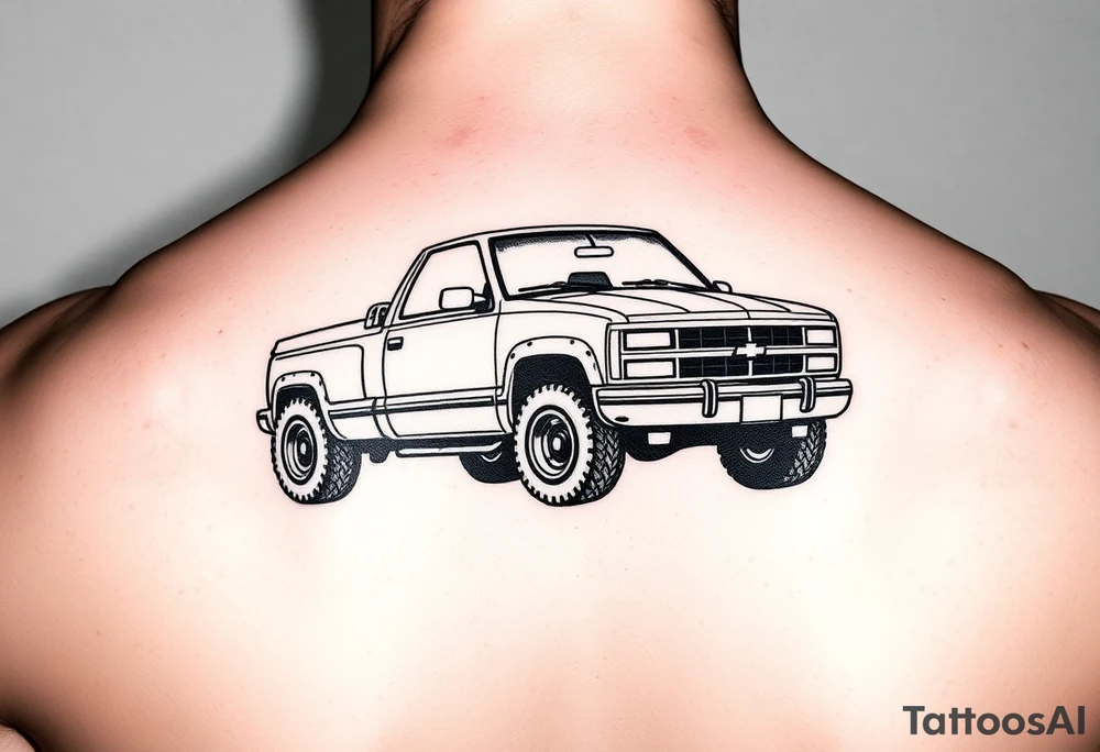 1993 Chevy Silverado 1500 tattoo idea