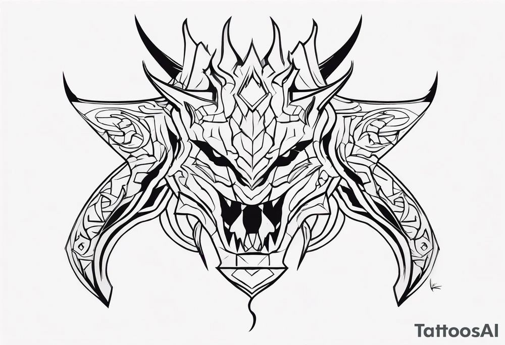 Monster tattoo idea