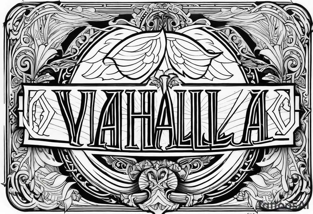 Valhalla heaven tattoo idea