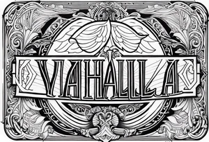 Valhalla heaven tattoo idea