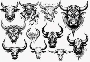 bull tattoo idea