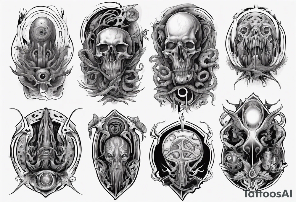lovecraft them wood tattoo idea