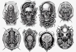 lovecraft them wood tattoo idea