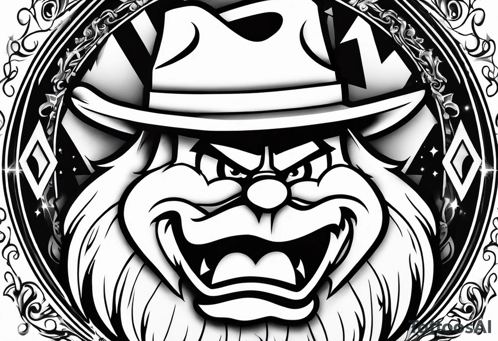 The looney tunes character taz tattoo idea