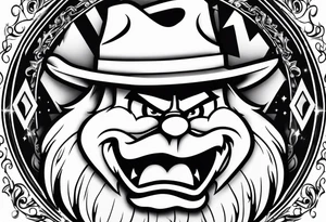 The looney tunes character taz tattoo idea