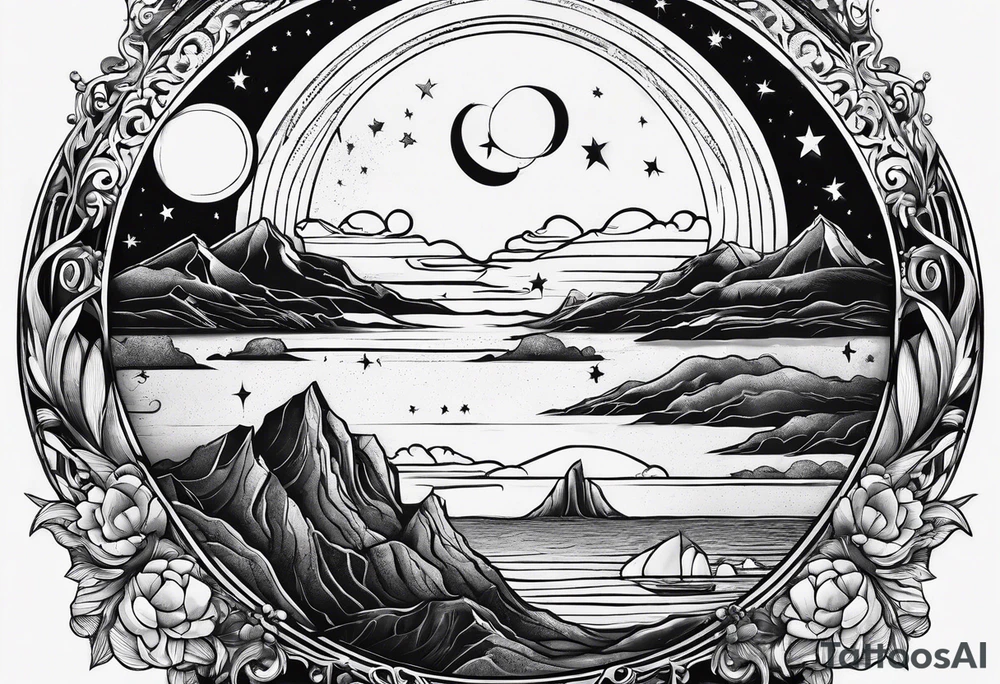 A new planet where people love each other tattoo idea